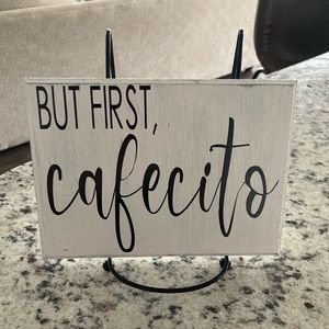 Kitchen coffee sign